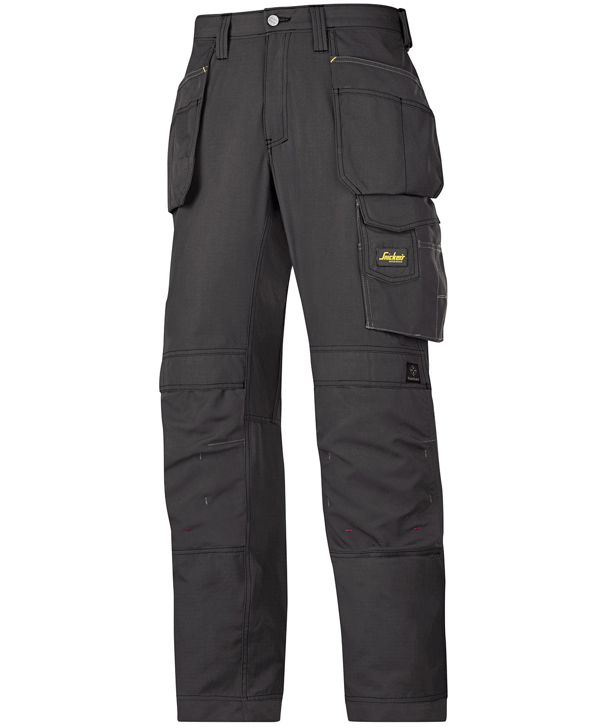 Black/Black - Ripstop trousers (3213) - GarmentEmbroidery