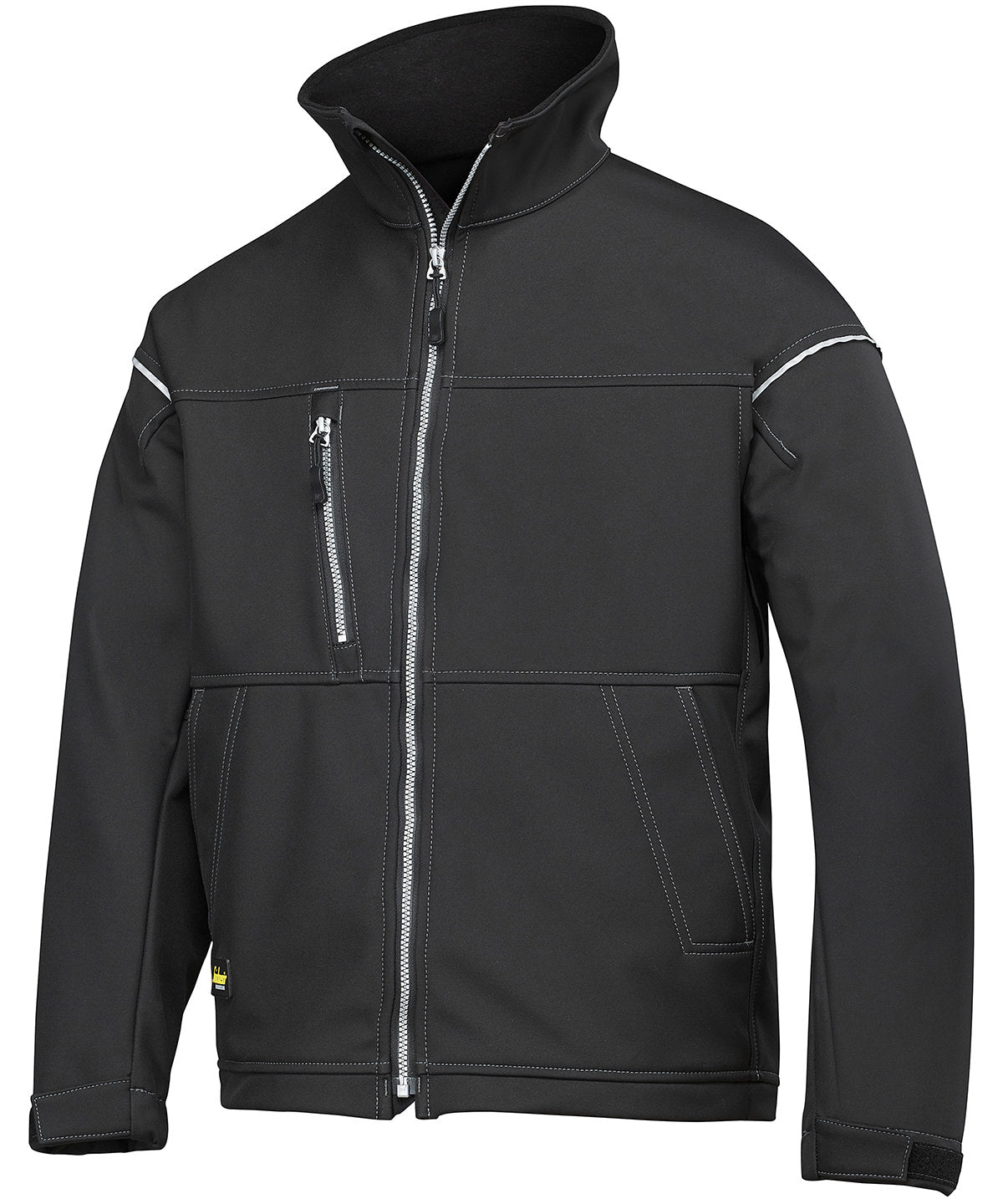Black - Profiling soft shell jacket (1211) - GarmentEmbroidery