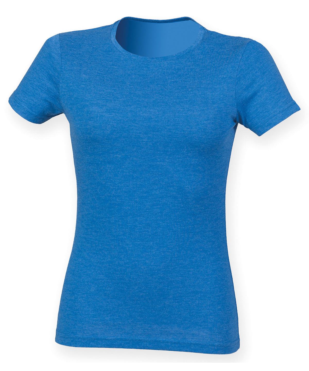 Blue Triblend - Women's triblend T - GarmentEmbroidery