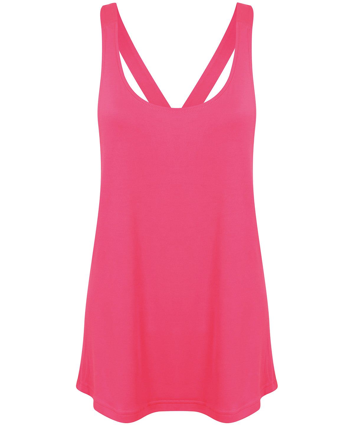 Neon Pink - Women's fashion workout vest - GarmentEmbroidery