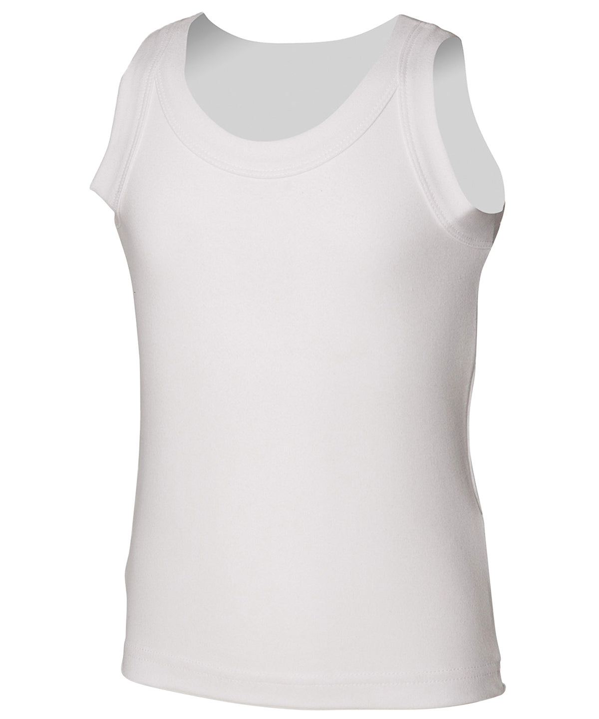 White - Kids tank vest - GarmentEmbroidery