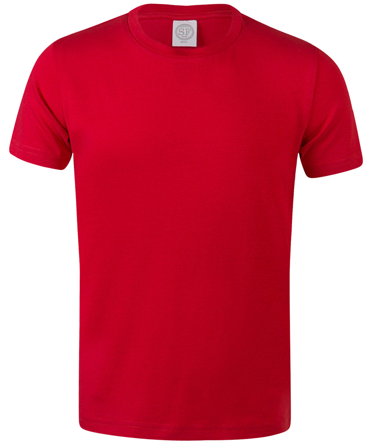 Bright Red - Kids feel-good stretch T - GarmentEmbroidery