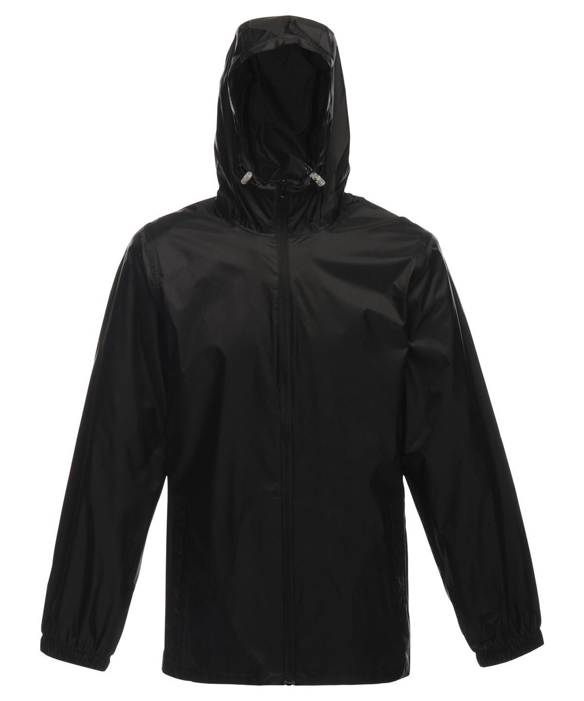 Black/Black - Avant waterproof unisex rainshell - GarmentEmbroidery