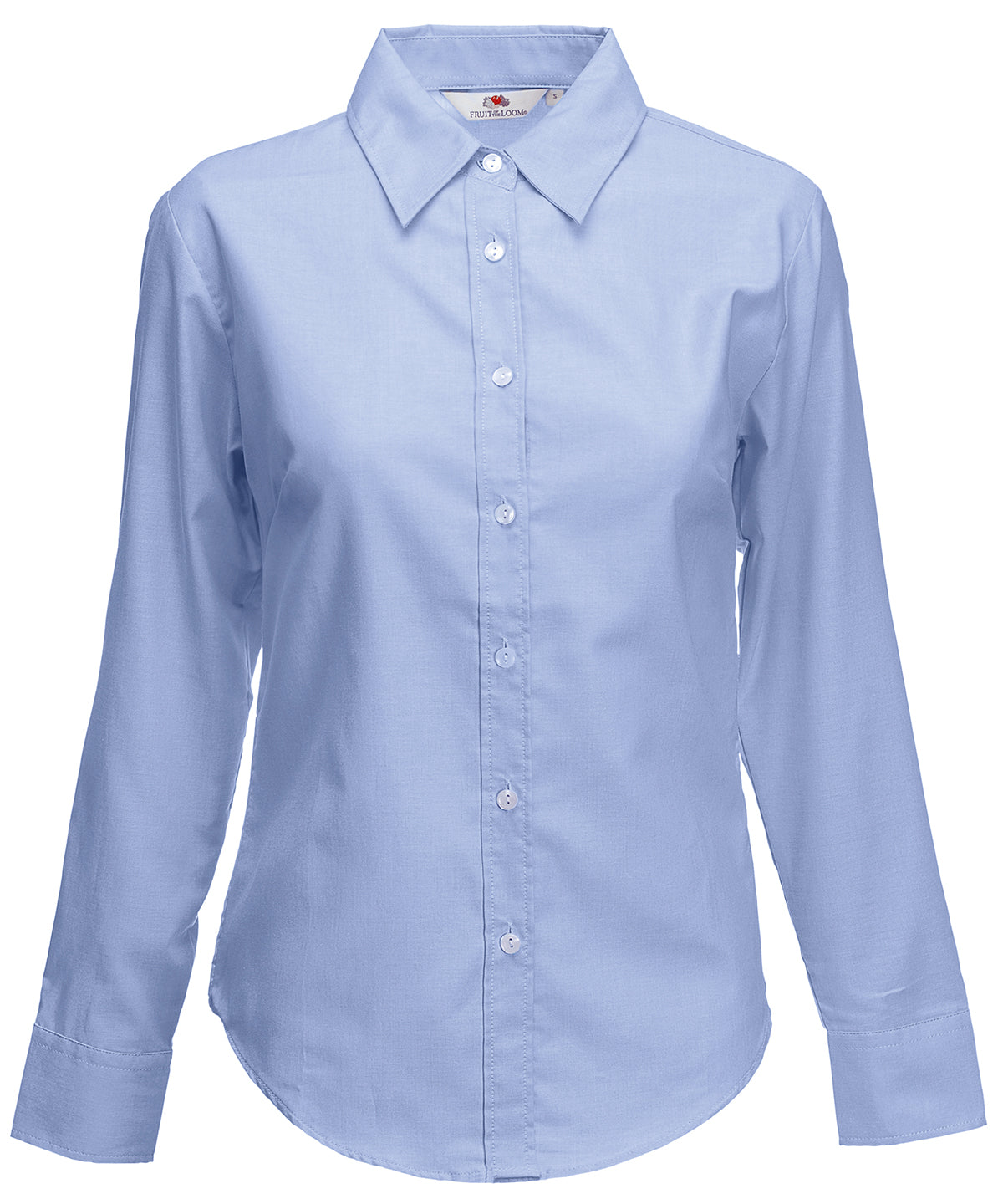 Oxford Blue - Women's Oxford long sleeve shirt - GarmentEmbroidery