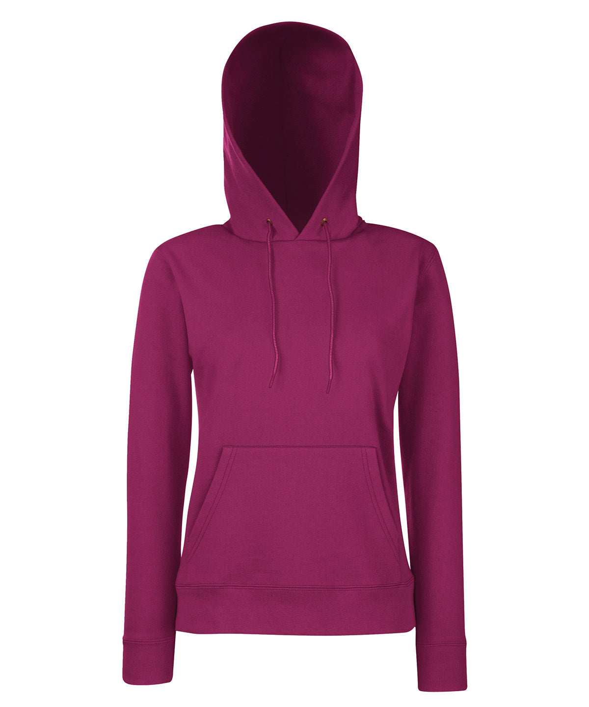 Burgundy - Women's Classic 80/20 hooded sweatshirt - GarmentEmbroidery