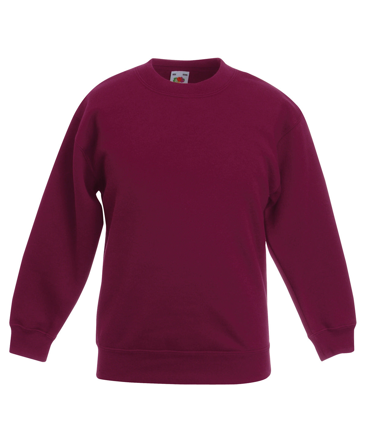 Burgundy - Kids classic set-in sweatshirt - GarmentEmbroidery