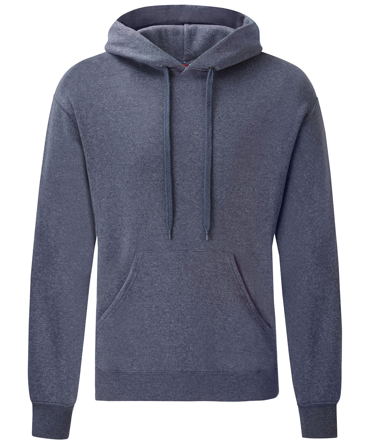 Heather Navy - Classic 80/20 hooded sweatshirt - GarmentEmbroidery