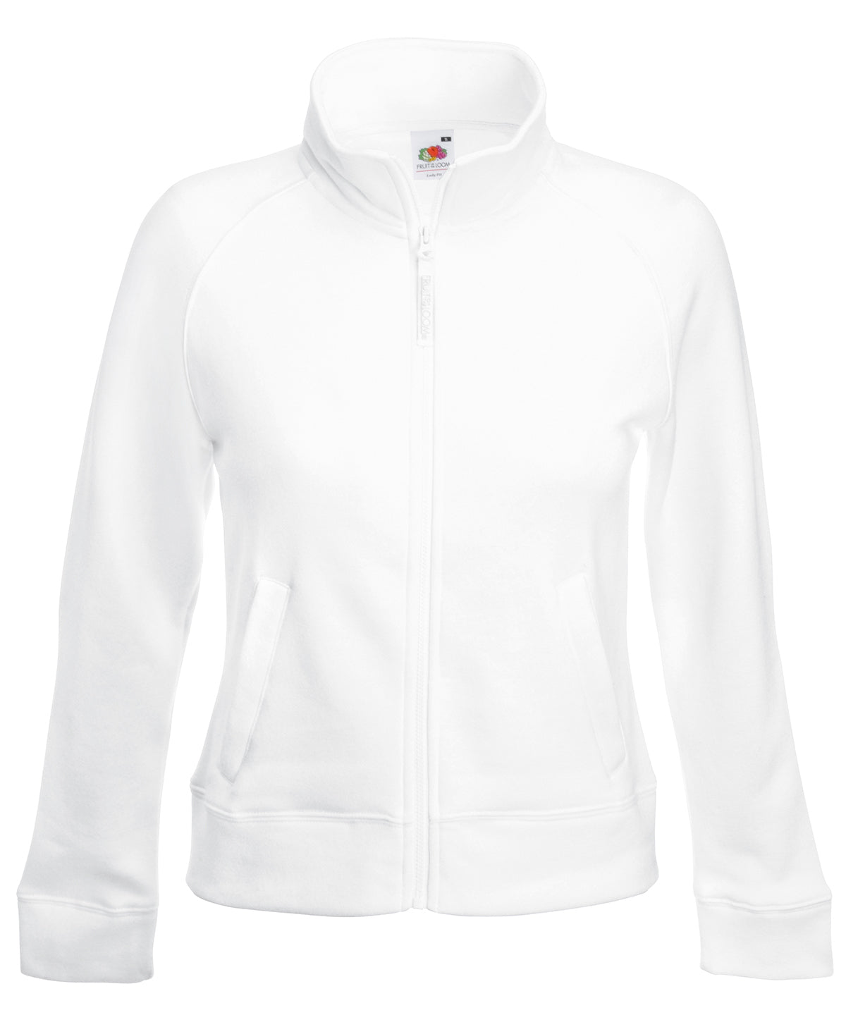 White - Women's premium 70/30 sweatshirt jacket - GarmentEmbroidery