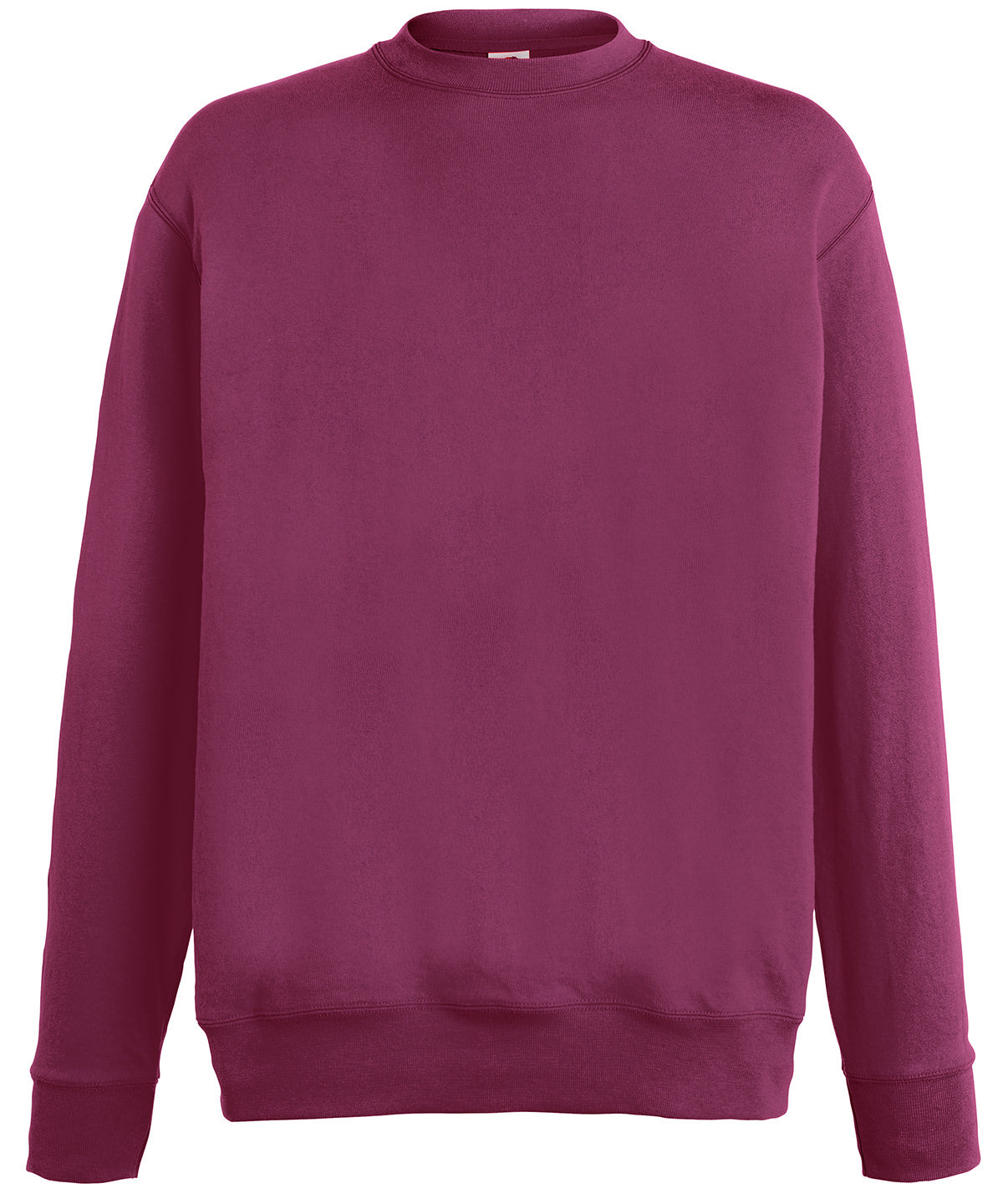 Burgundy - Lightweight set-in sweatshirt - GarmentEmbroidery