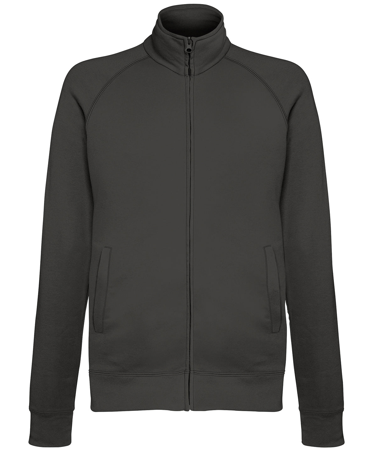 Light Graphite - Lightweight sweatshirt jacket - GarmentEmbroidery