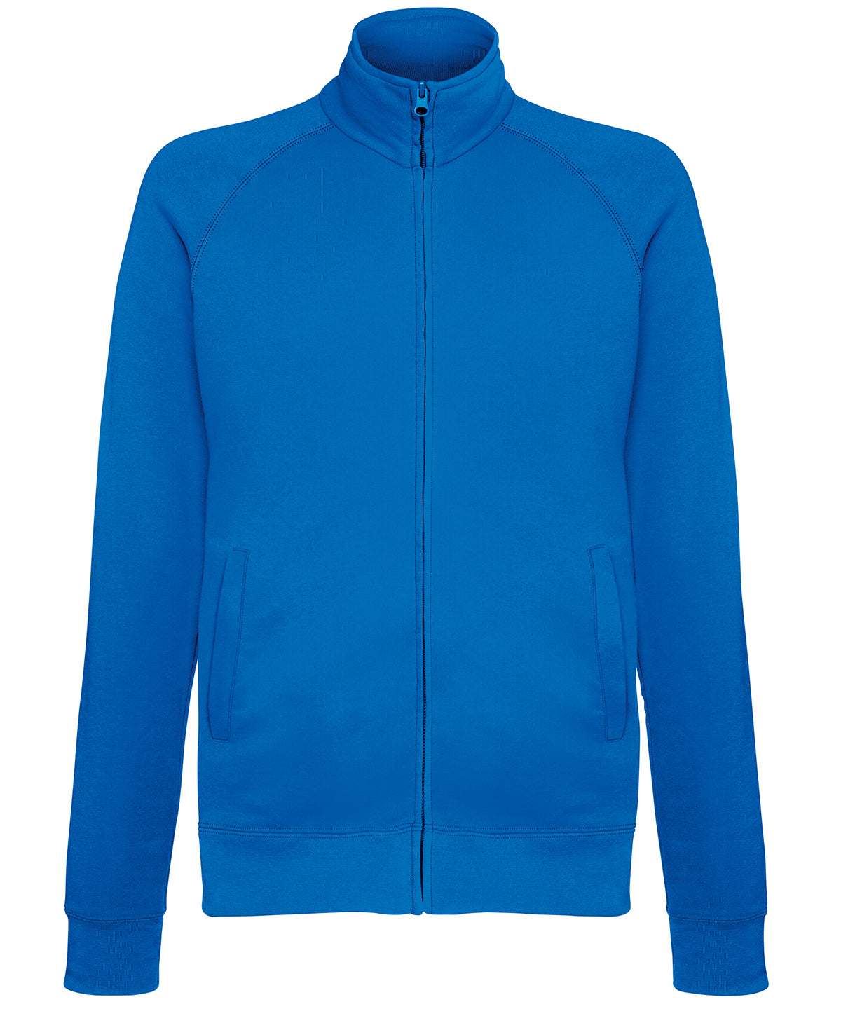 Royal Blue - Lightweight sweatshirt jacket - GarmentEmbroidery