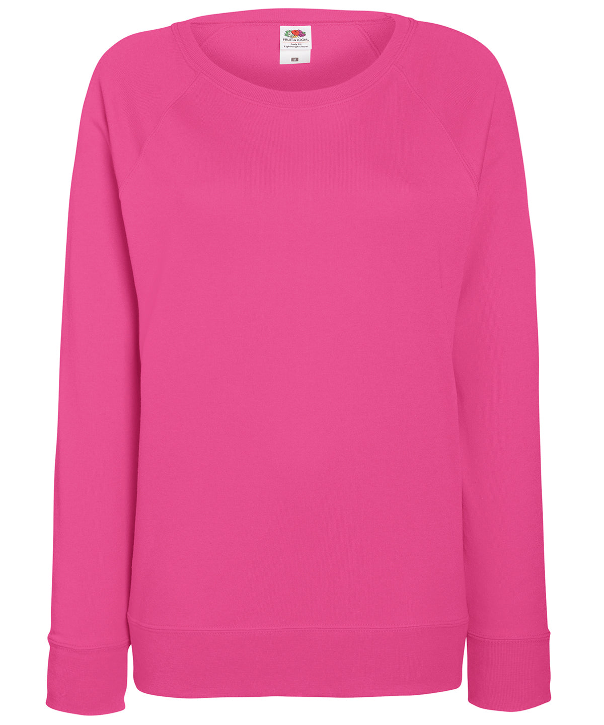 Fuchsia - Women's lightweight raglan sweatshirt - GarmentEmbroidery