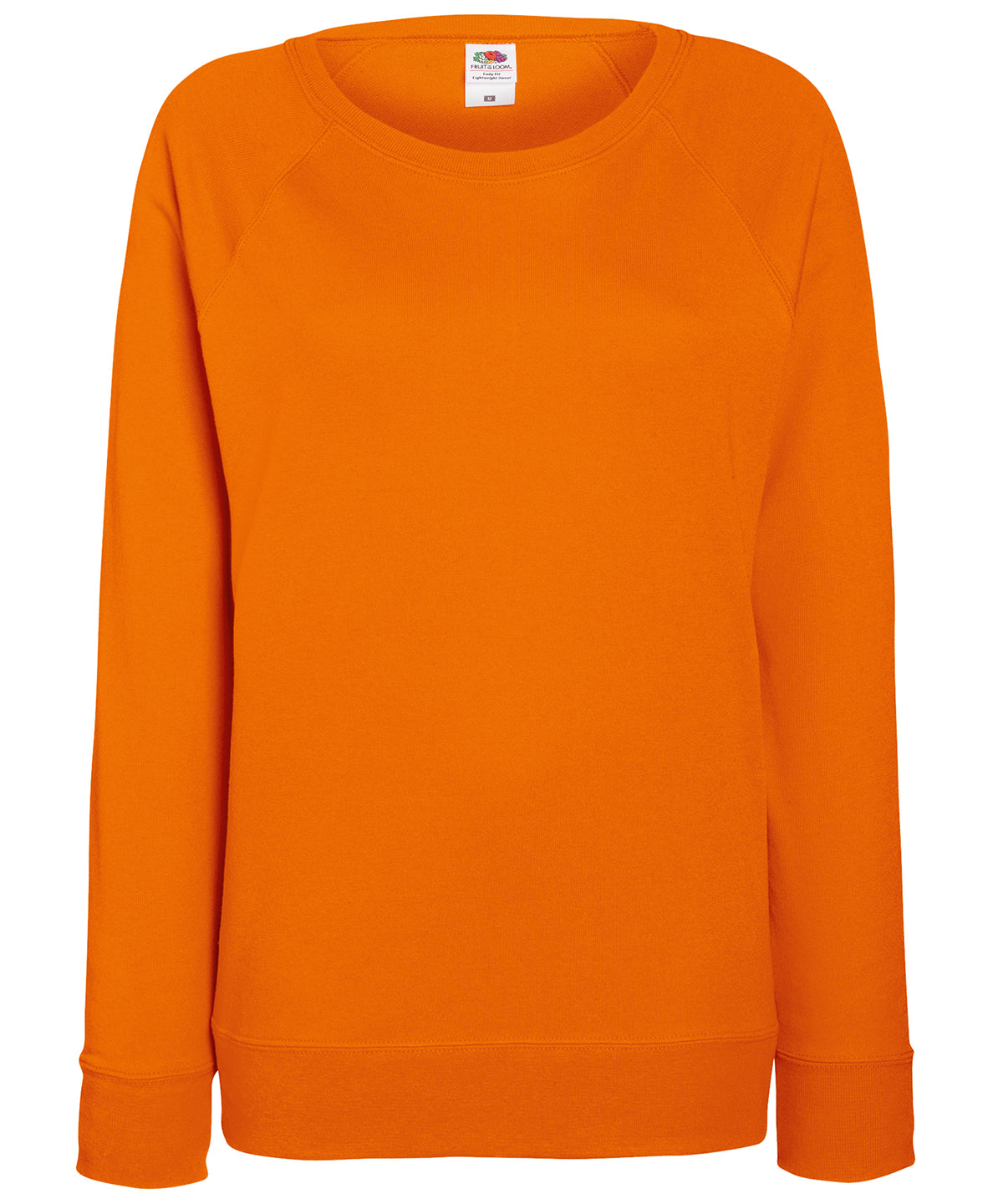 Orange - Women's lightweight raglan sweatshirt - GarmentEmbroidery