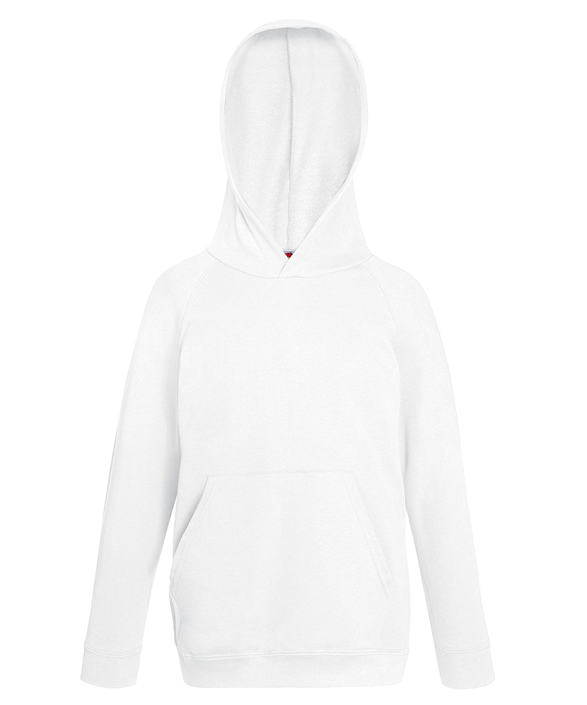 White - Kids lightweight hooded sweatshirt - GarmentEmbroidery