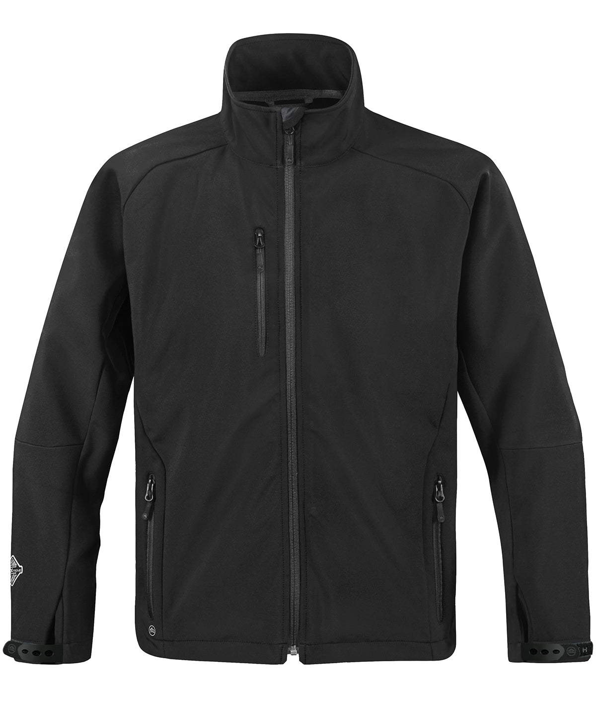 Black - Lightweight sewn waterproof/breathable softshell - GarmentEmbroidery