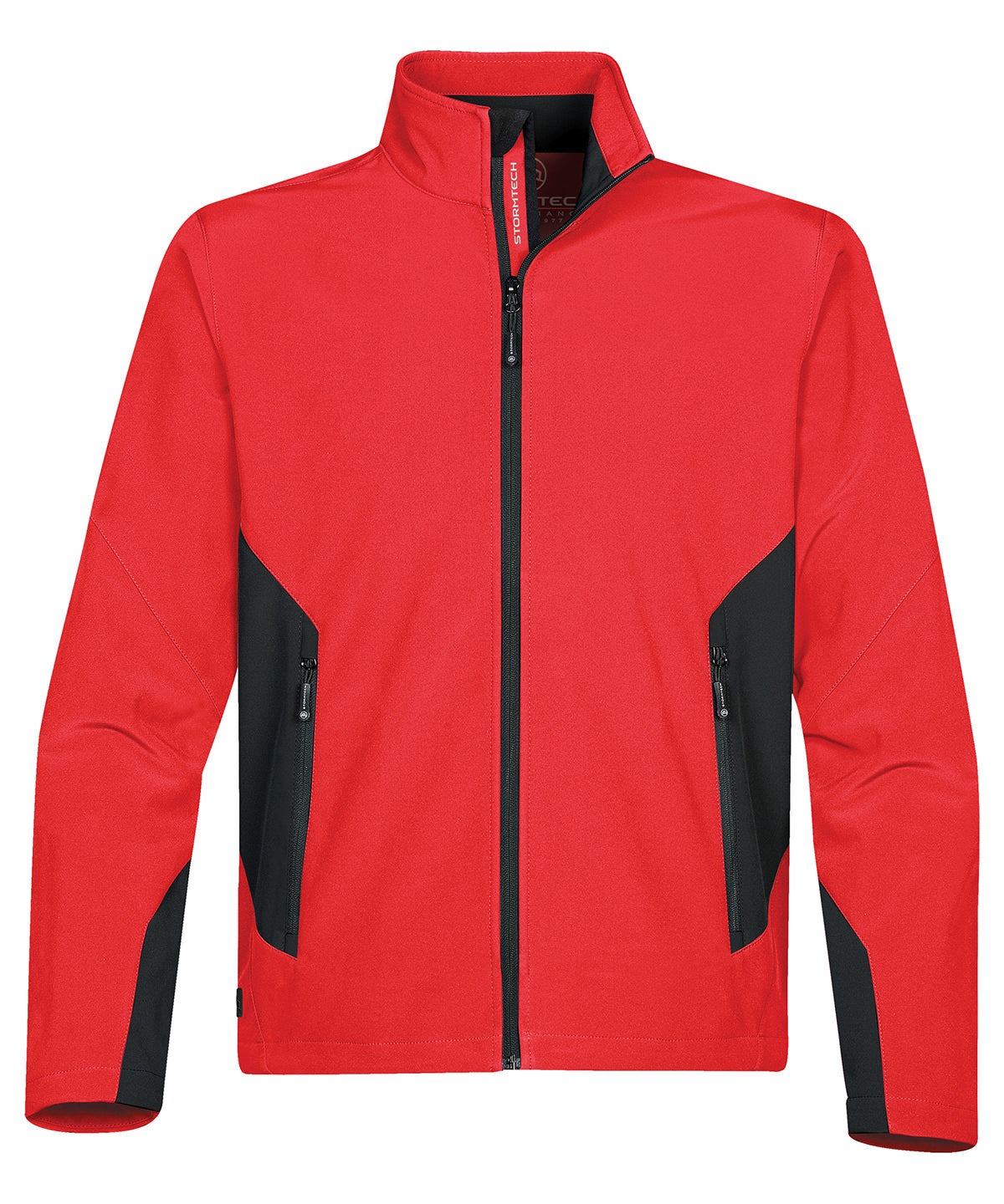 True Red/Black - Pulse softshell - GarmentEmbroidery