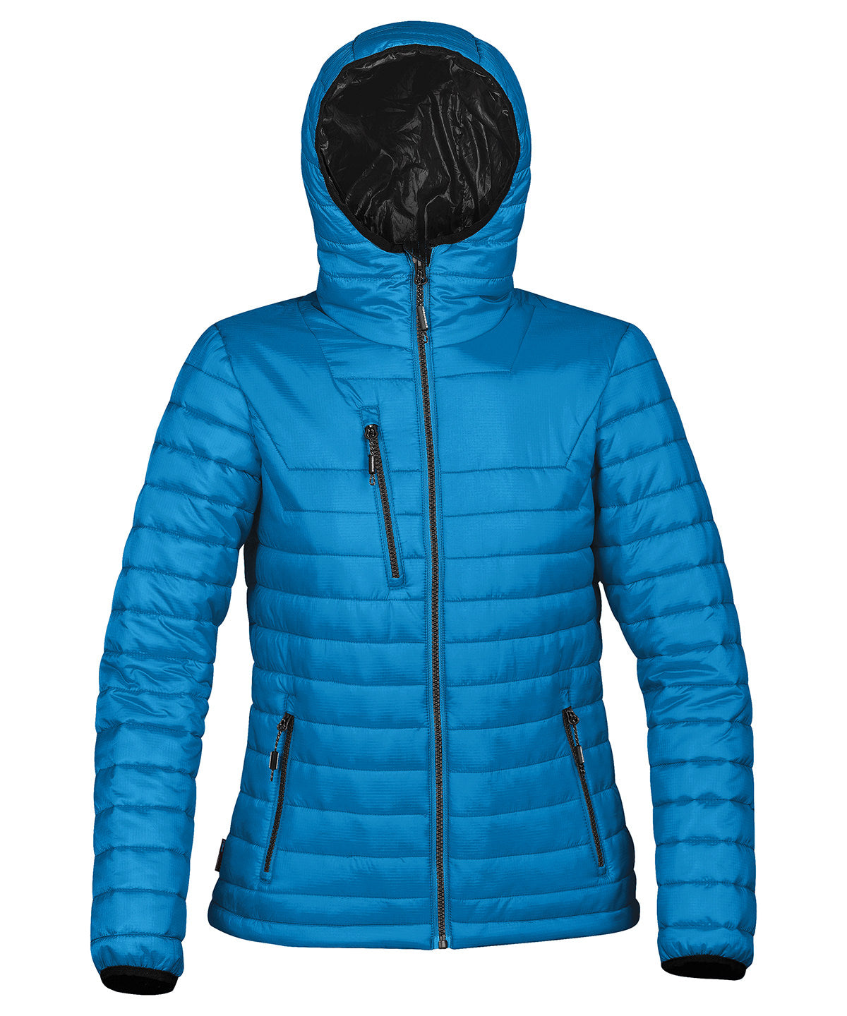 Electric Blue/Black - Women's gravity thermal shell - GarmentEmbroidery