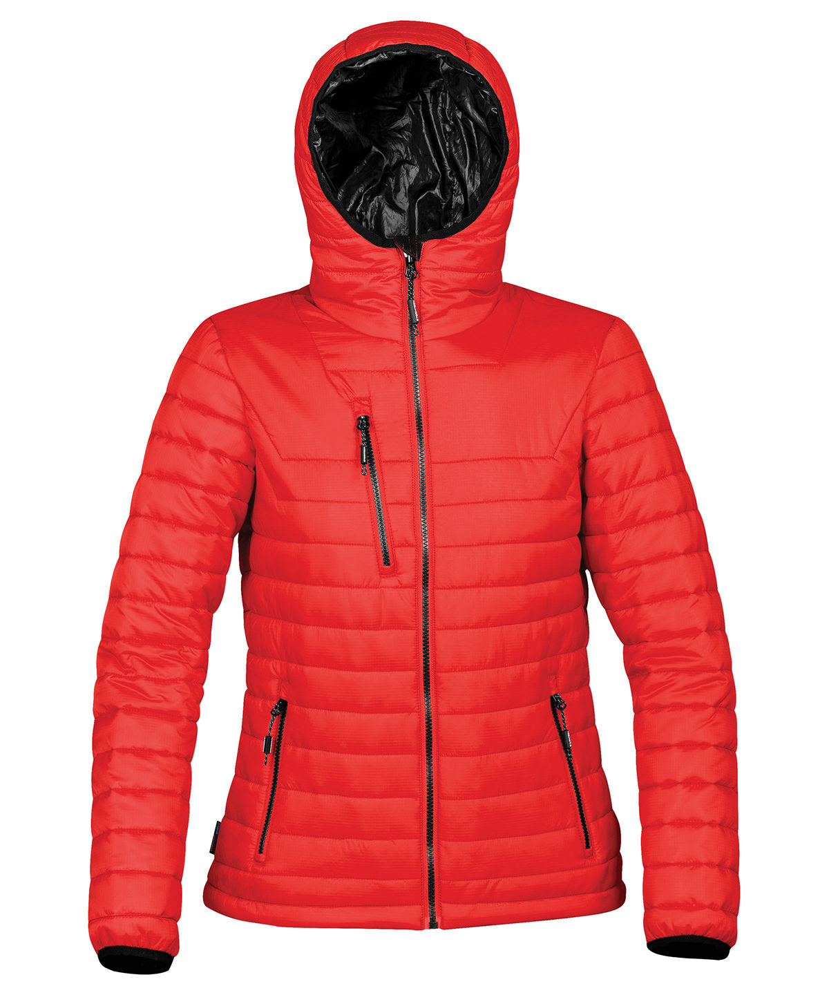 True Red/Black - Women's gravity thermal shell - GarmentEmbroidery