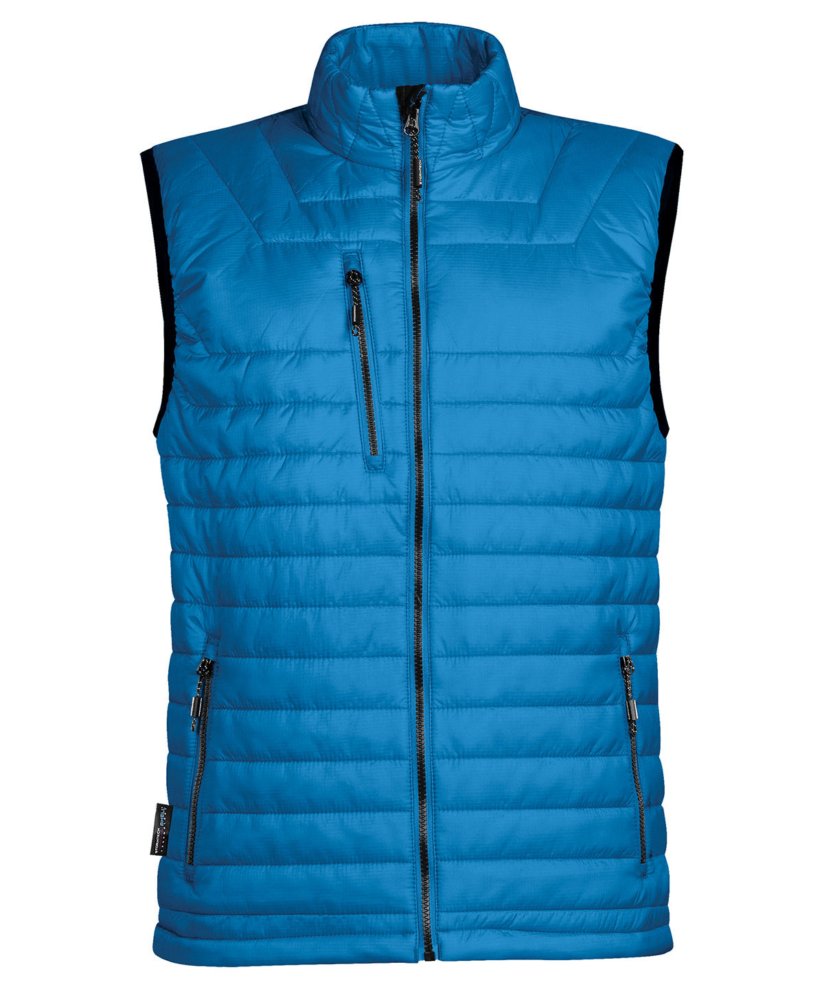 Electric Blue/Black - Gravity thermal vest - GarmentEmbroidery