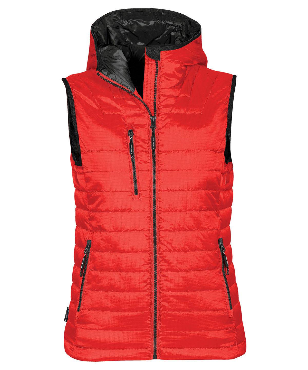 True Red/Black - Women's Gravity thermal vest - GarmentEmbroidery