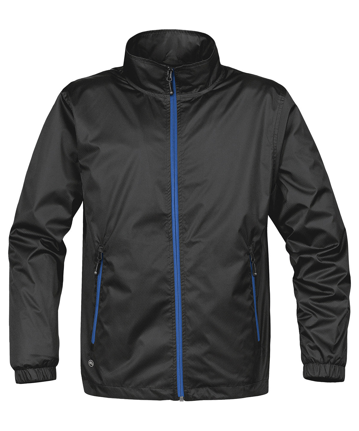 Black/Royal - Axis shell jacket - GarmentEmbroidery
