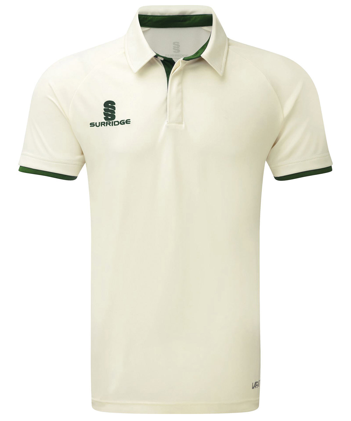 White/Green Trim - Ergo short sleeve shirt - junior - GarmentEmbroidery