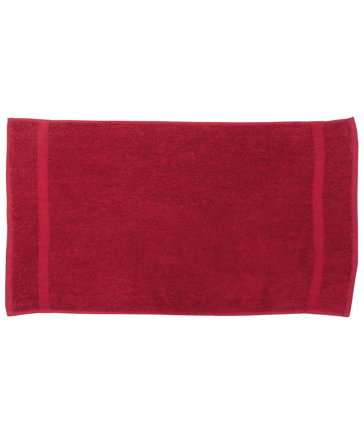 Deep Red - Luxury range hand towel - GarmentEmbroidery