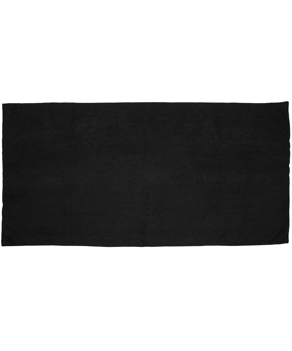 Black - Microfibre guest towel - GarmentEmbroidery