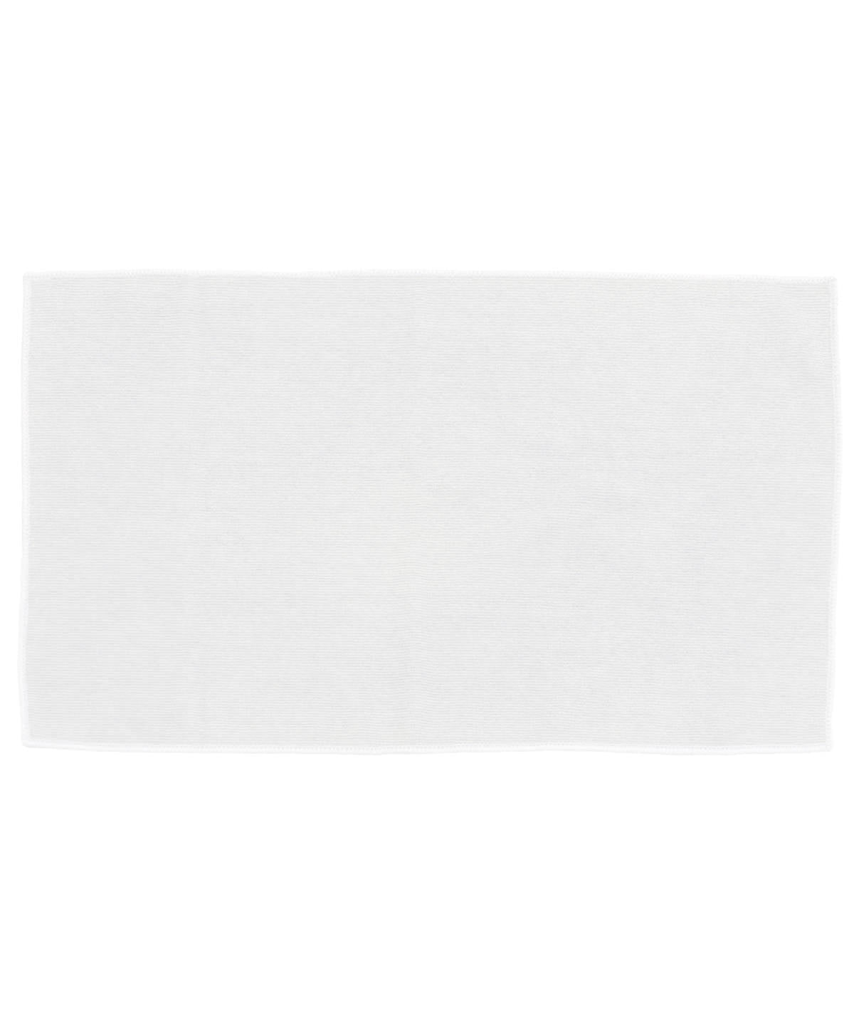 White - Microfibre bath towel - GarmentEmbroidery