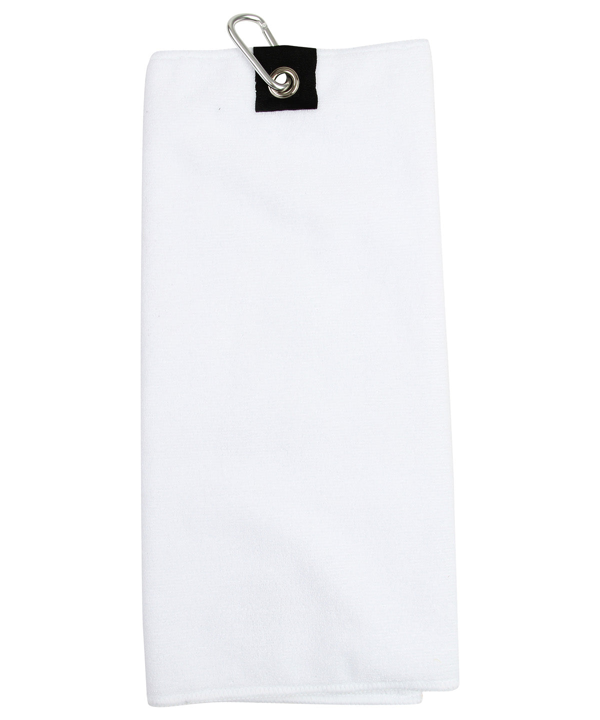 White - Microfibre golf towel - GarmentEmbroidery