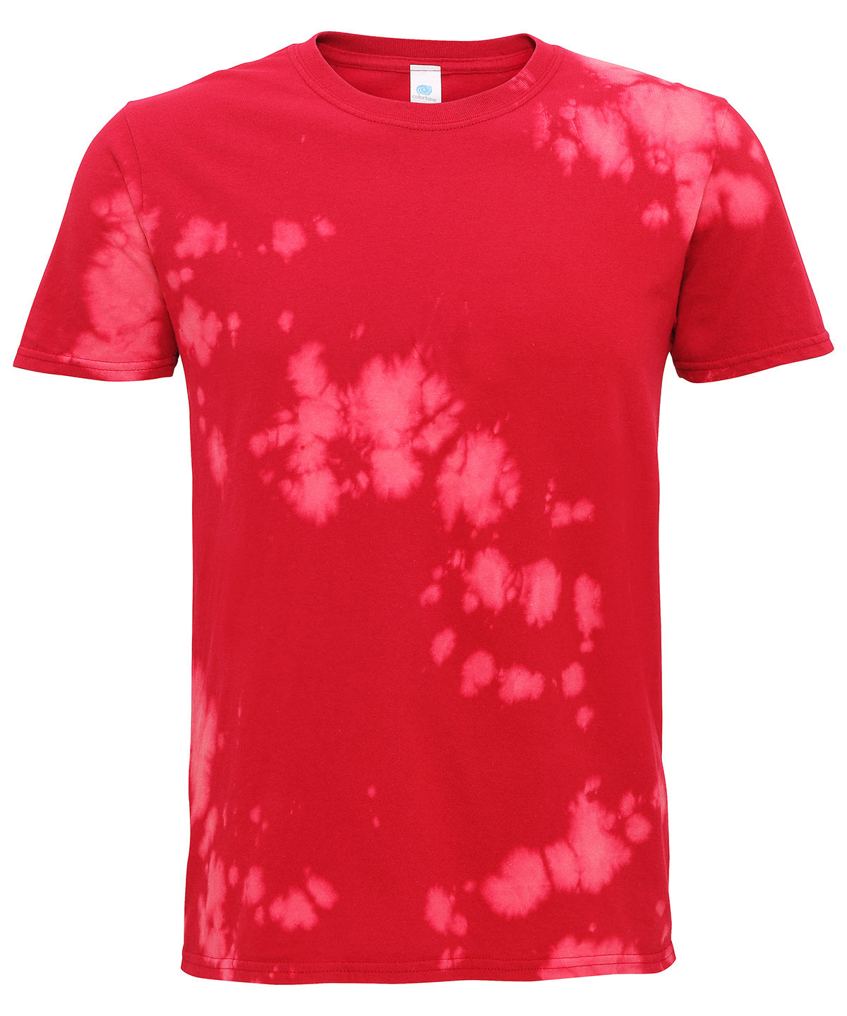Red - Bleach out T - GarmentEmbroidery