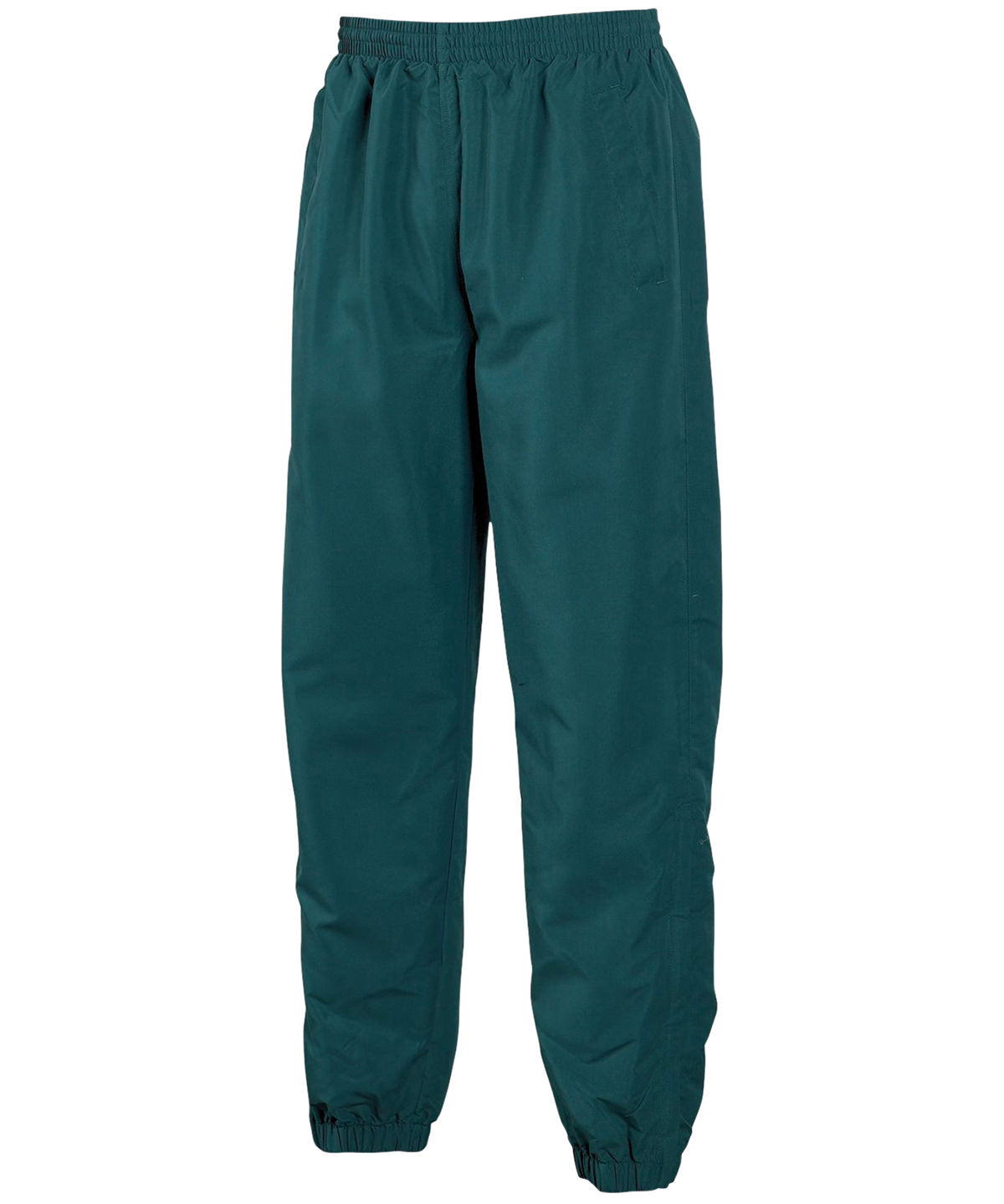 Dark Green - Lined tracksuit bottoms - GarmentEmbroidery