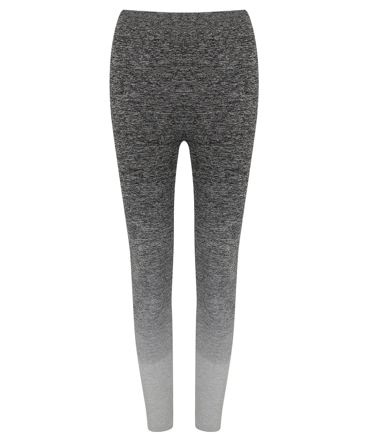 Dark Grey/Light Grey Marl - Women's seamless fade out leggings - GarmentEmbroidery