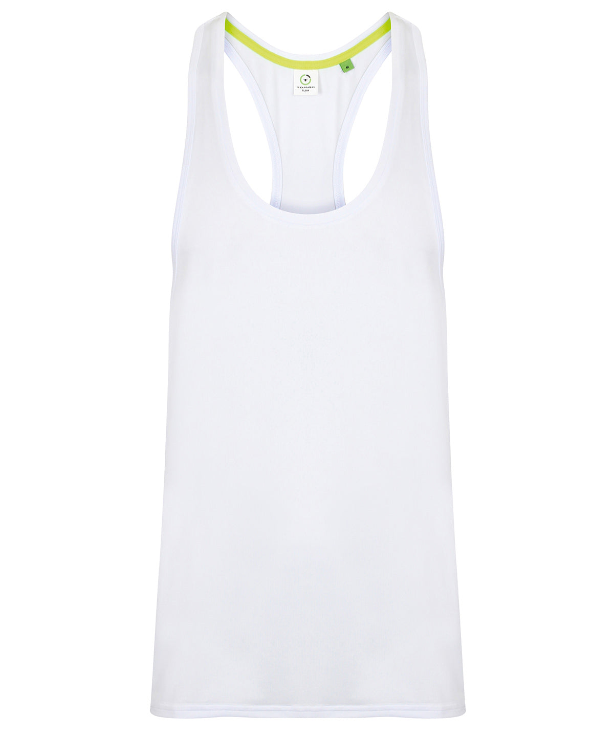 White - Muscle vest - GarmentEmbroidery