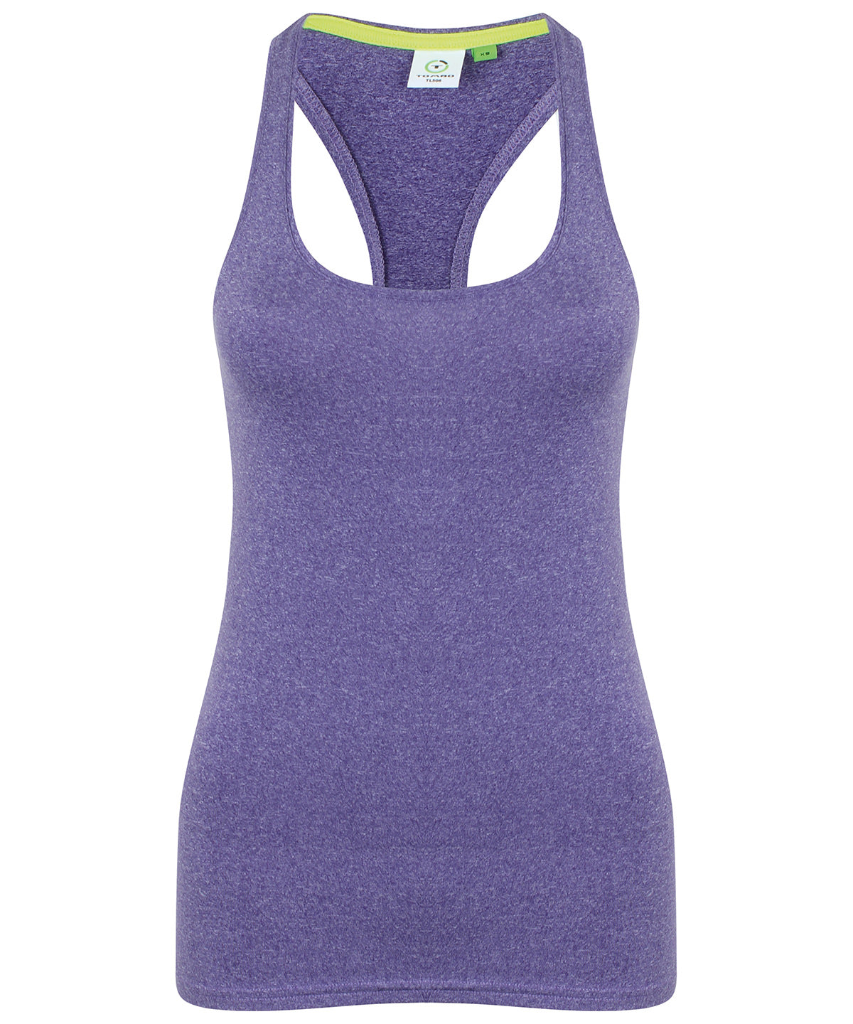 Purple Marl - Women's racerback vest - GarmentEmbroidery