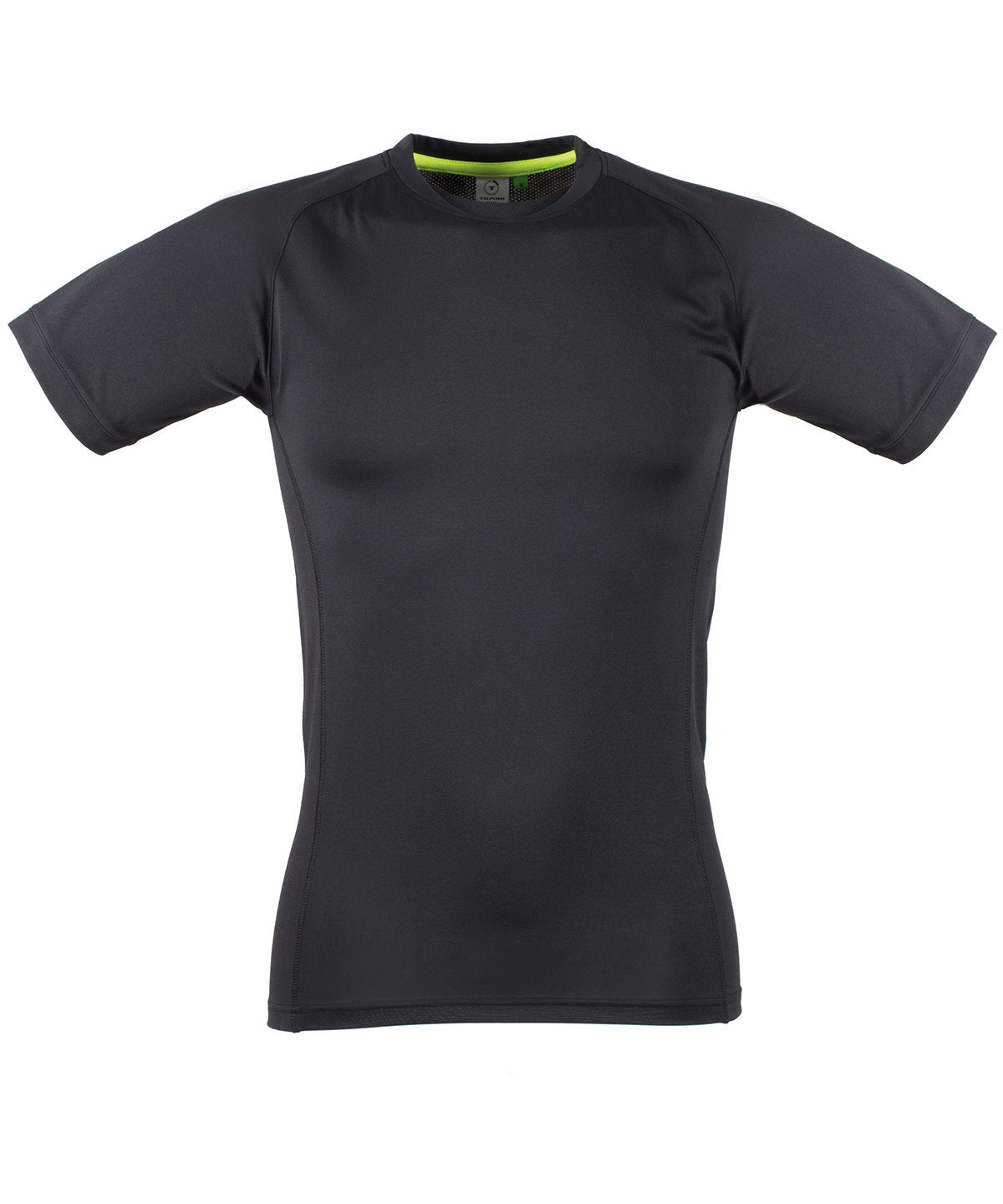 Black/Black - Slim fit t-shirt - GarmentEmbroidery