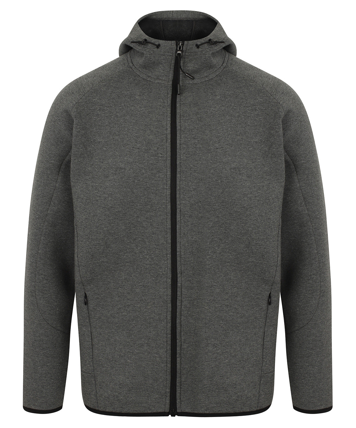Dark Grey Marl - Active hoodie - GarmentEmbroidery