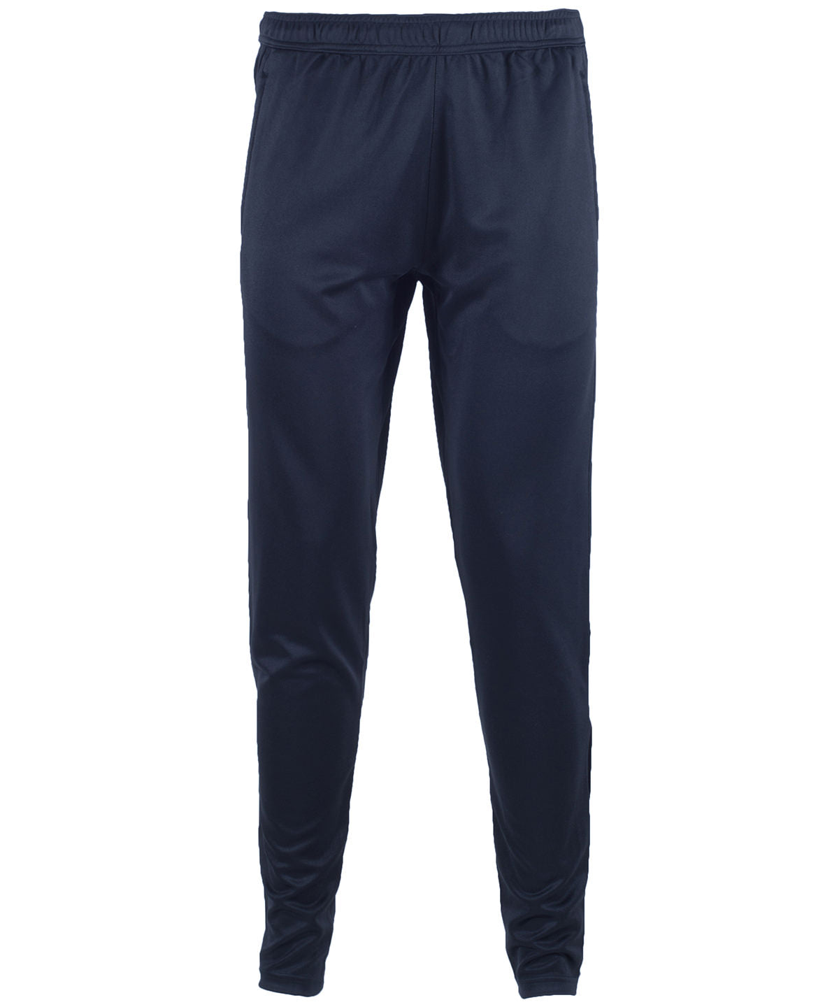 Navy - Slim leg training pants - GarmentEmbroidery