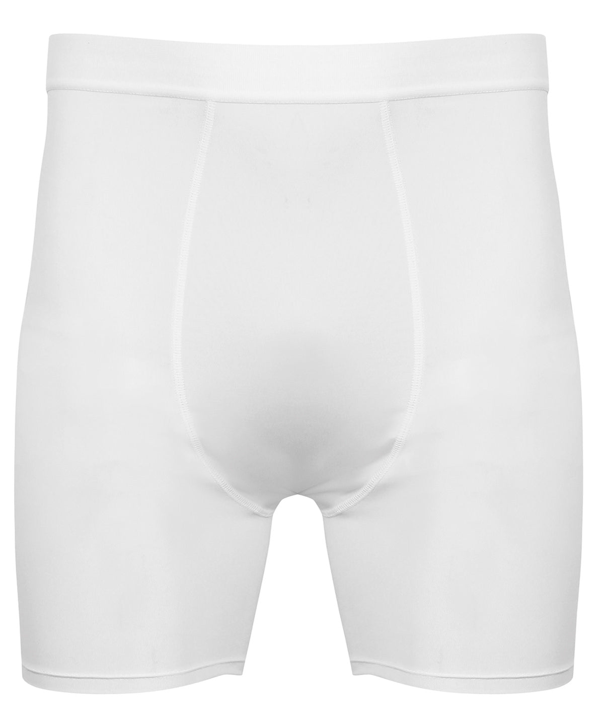 White/White - Baselayer short - GarmentEmbroidery