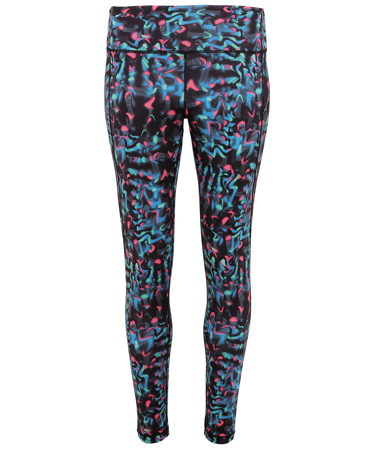 Neon Marine - Women's TriDri® performance neon marine leggings full-length - GarmentEmbroidery