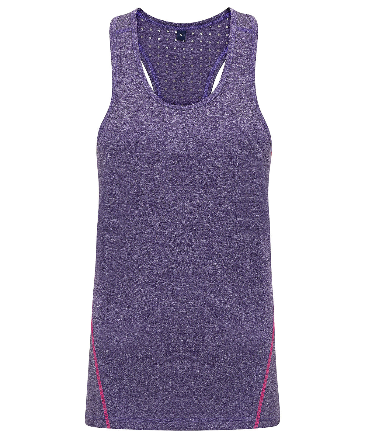 Purple Melange - Women's TriDri® 'laser cut' vest - GarmentEmbroidery
