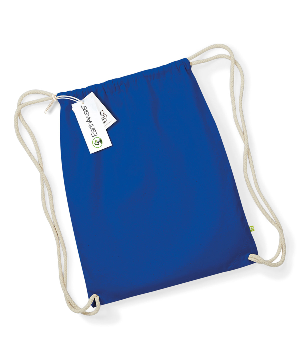 Bright Royal - EarthAware® organic gymsac - GarmentEmbroidery