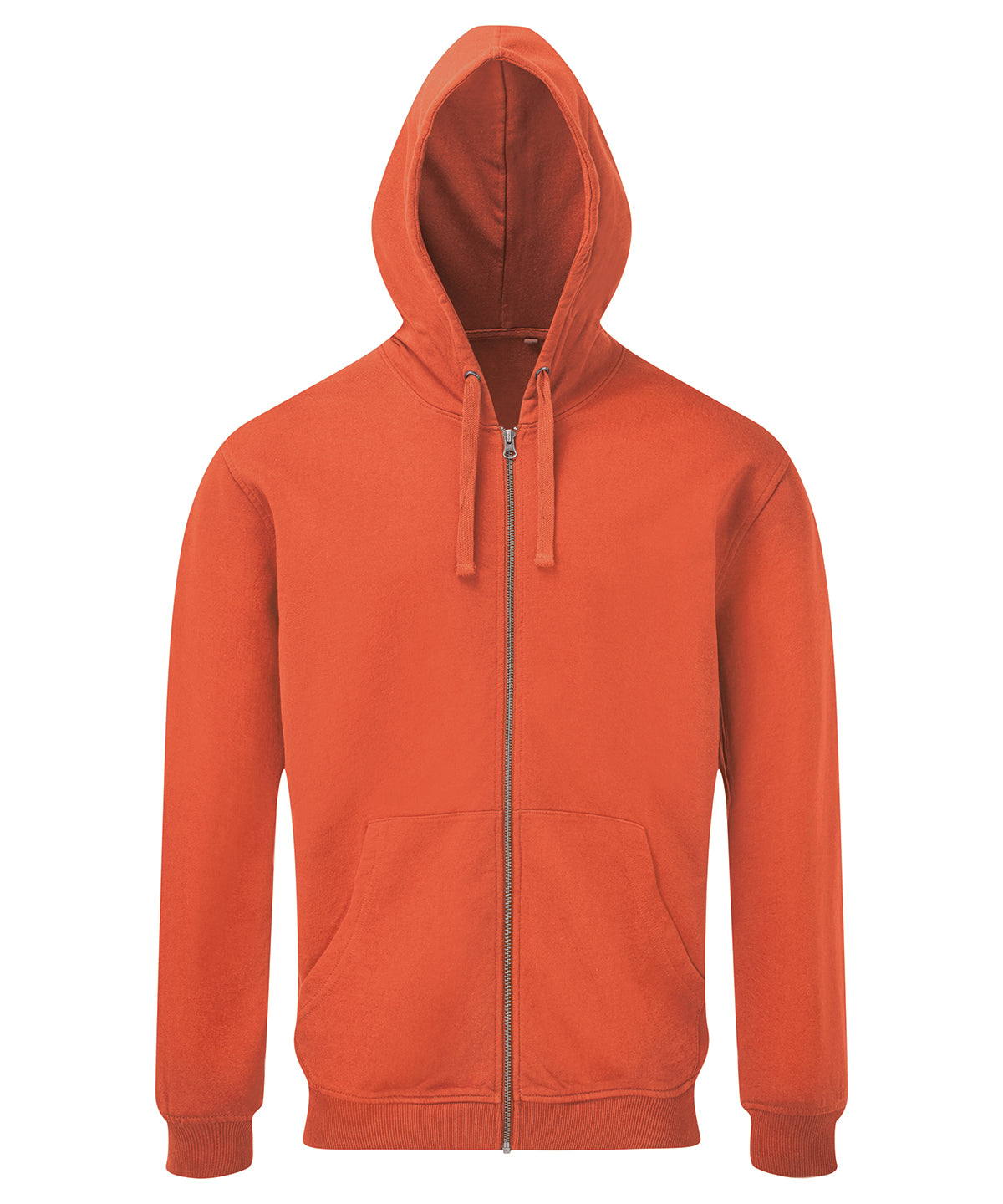 Paprika - Men's coastal vintage wash loop back zip through hoodie - GarmentEmbroidery