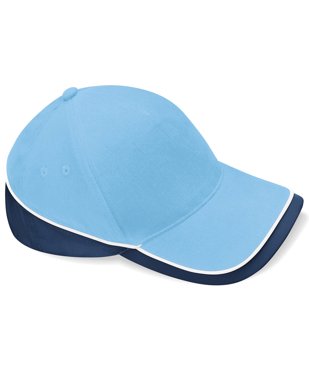 Sky/French Navy - Teamwear competition cap - GarmentEmbroidery