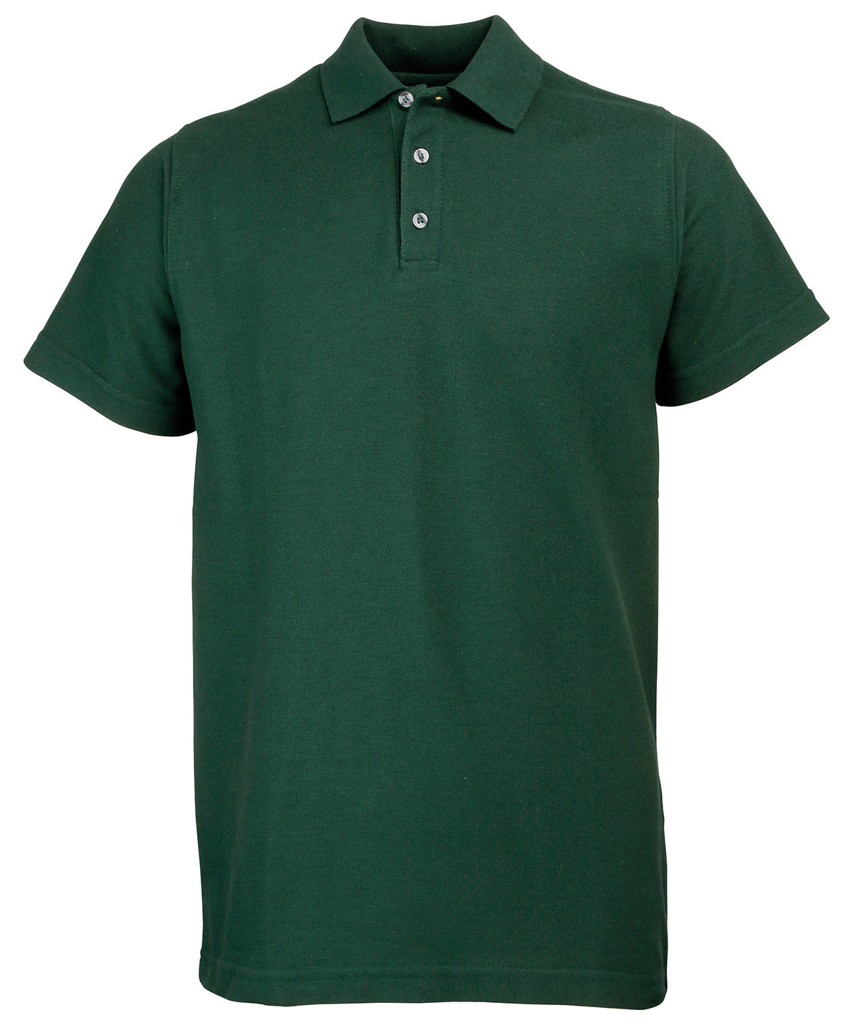 Bottle Green - Heavyweight workwear polo - GarmentEmbroidery