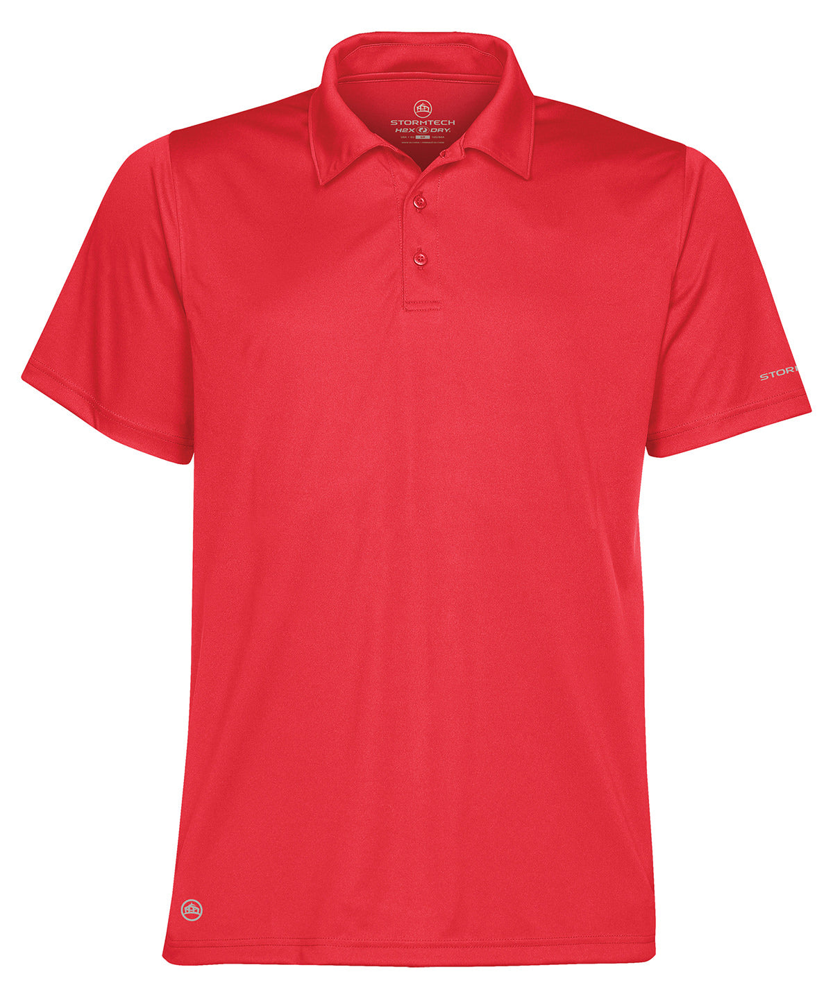 Scarlet Red - Sports performance polo - GarmentEmbroidery