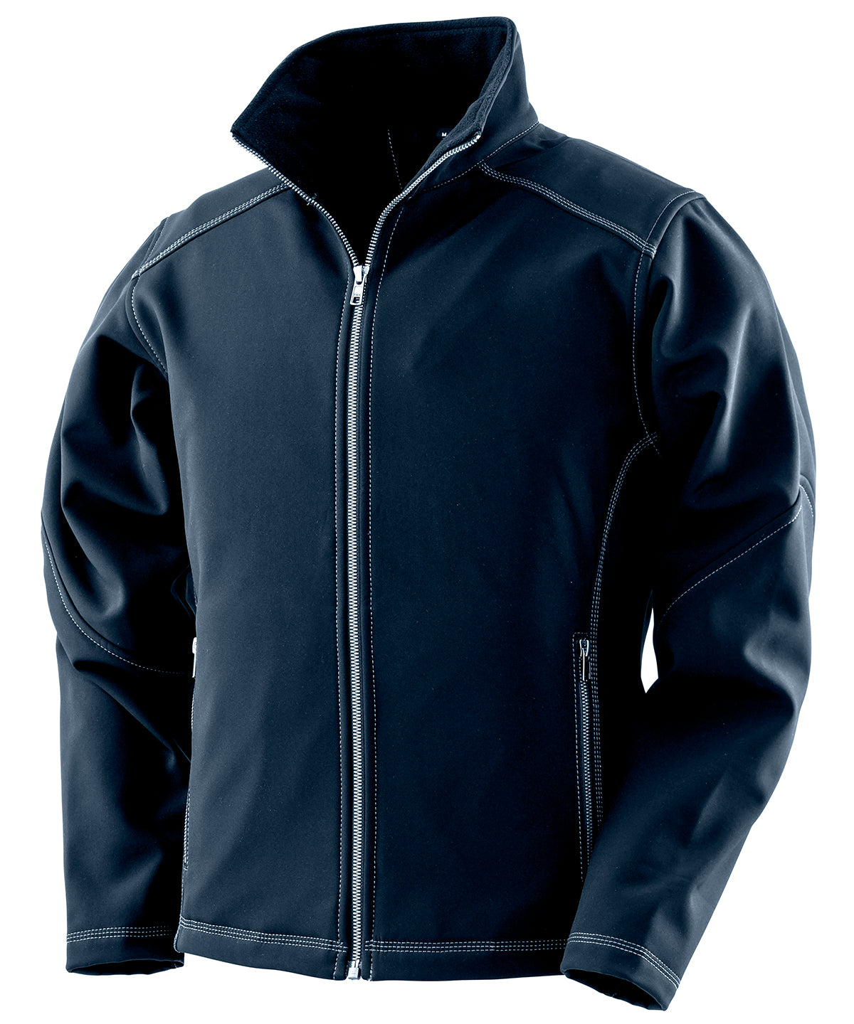 Navy - Women's treble stitch softshell - GarmentEmbroidery