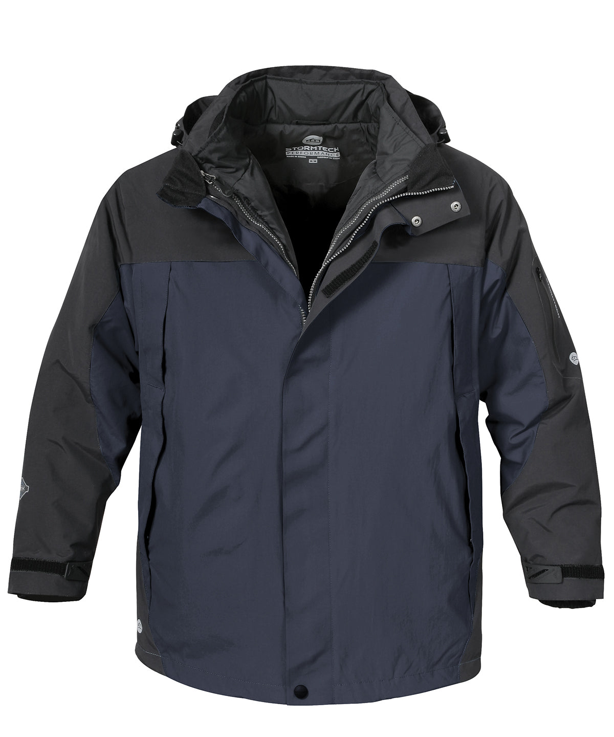 Navy/Black - Stormtech 5-in-1 parka - GarmentEmbroidery