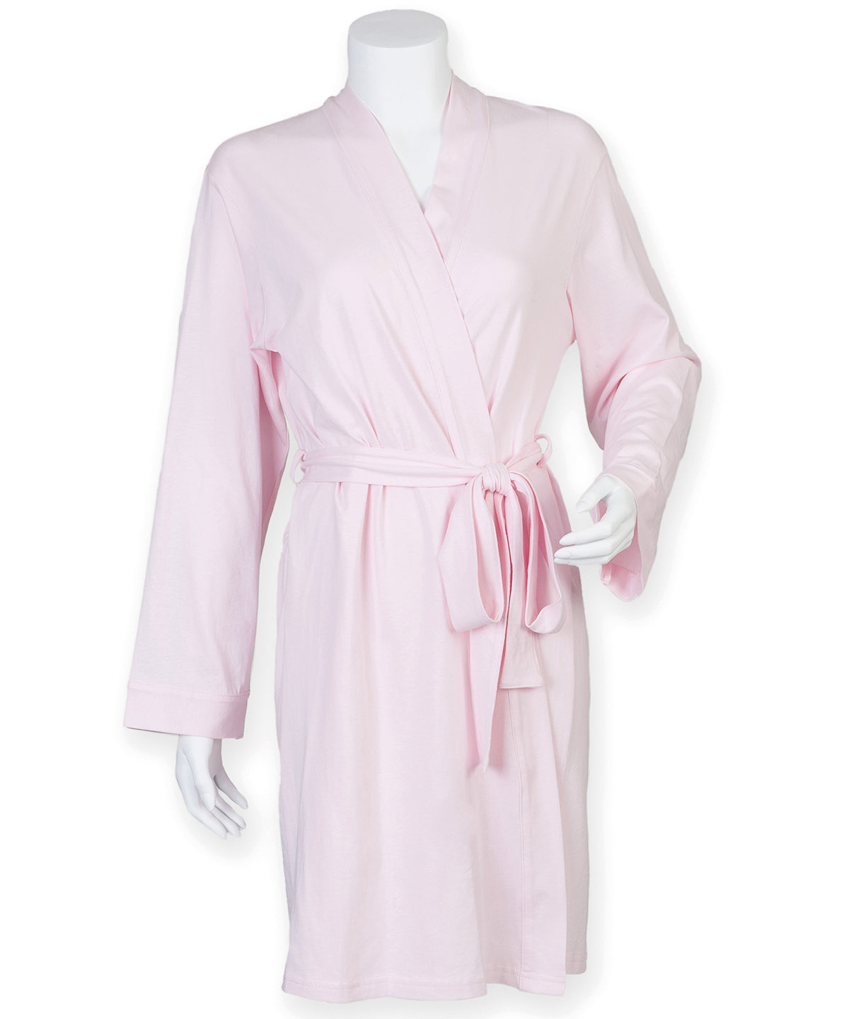 Light Pink - Women's wrap robe - GarmentEmbroidery