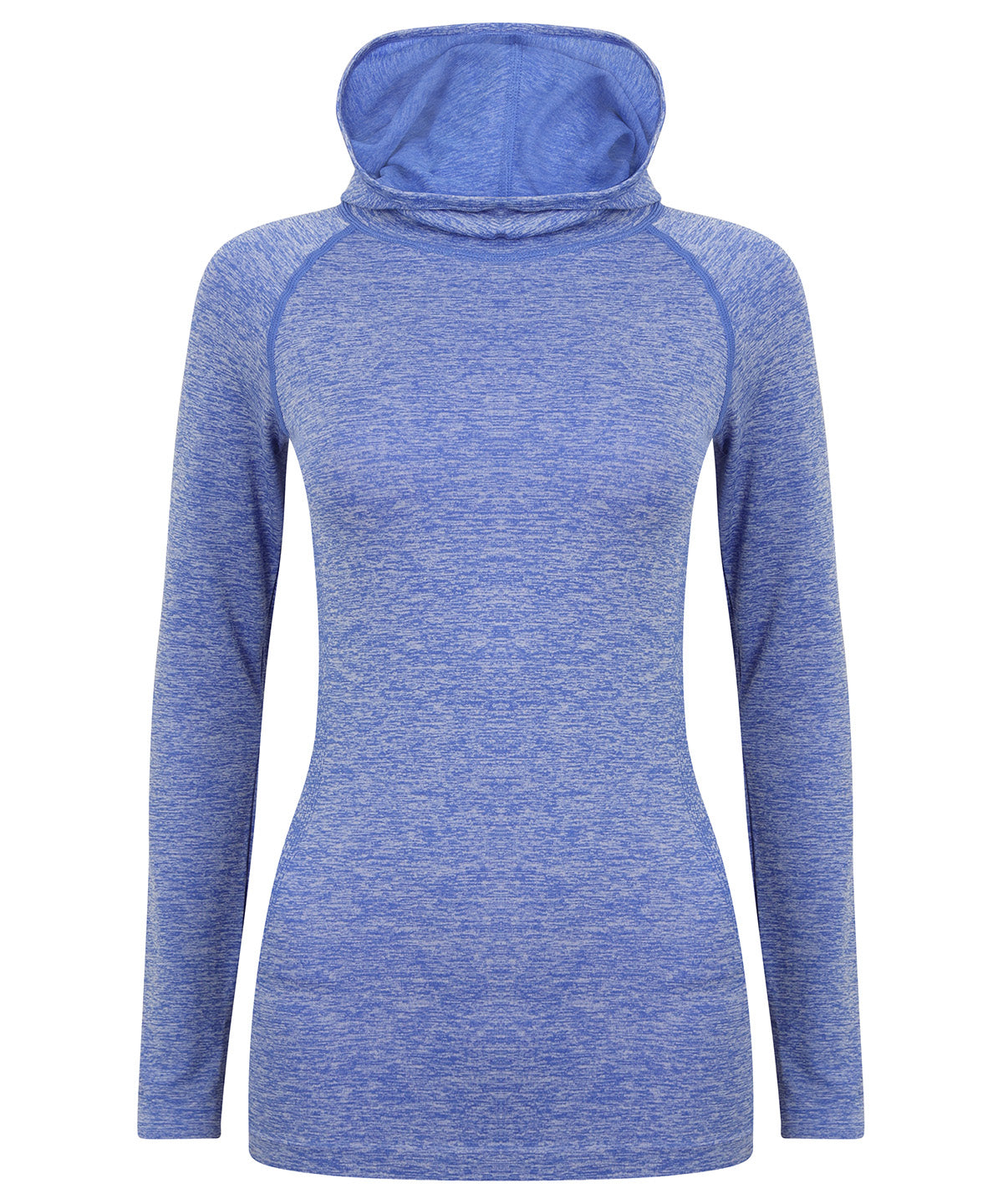 Blue Marl - Women's seamless hoodie - GarmentEmbroidery